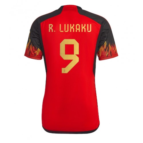 Pánský Fotbalový dres Belgie Romelu Lukaku #9 MS 2022 Domácí Krátký Rukáv